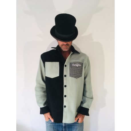 Tweed Noir/vert
